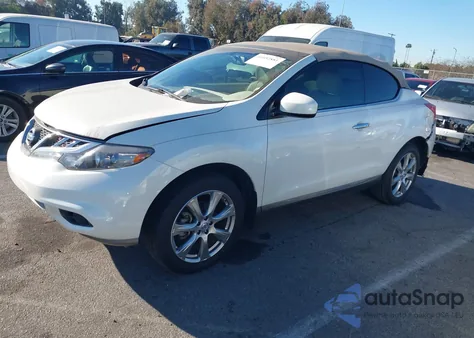 2014 Nissan Murano Crosscabriolet from USA, damaged, VIN JN8AZ1FY7EW301256